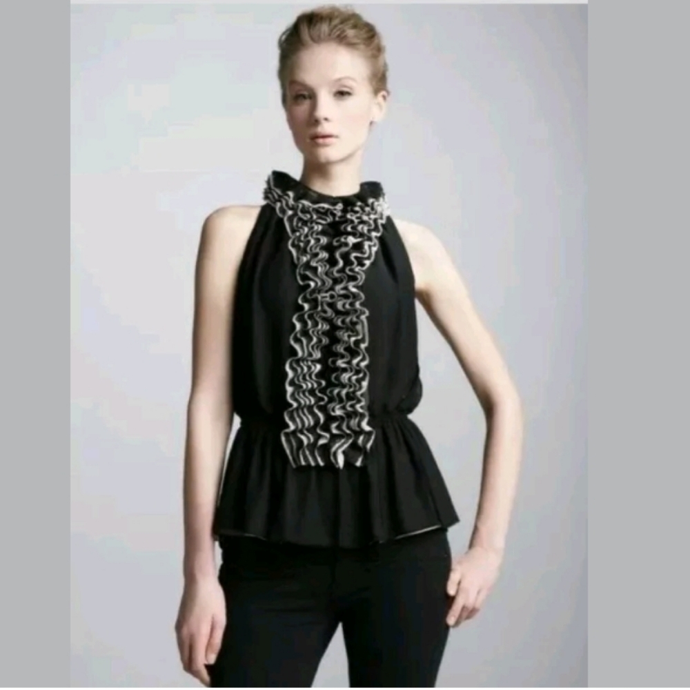 Robert Rodriguez Target Medium Ruffle Blouse